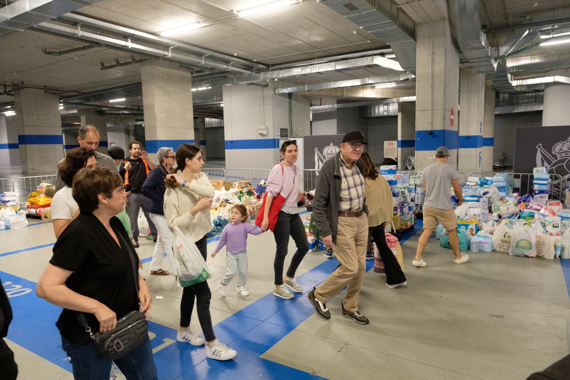 Solidaridad en el Reale Arena con los afectados por la DANA
