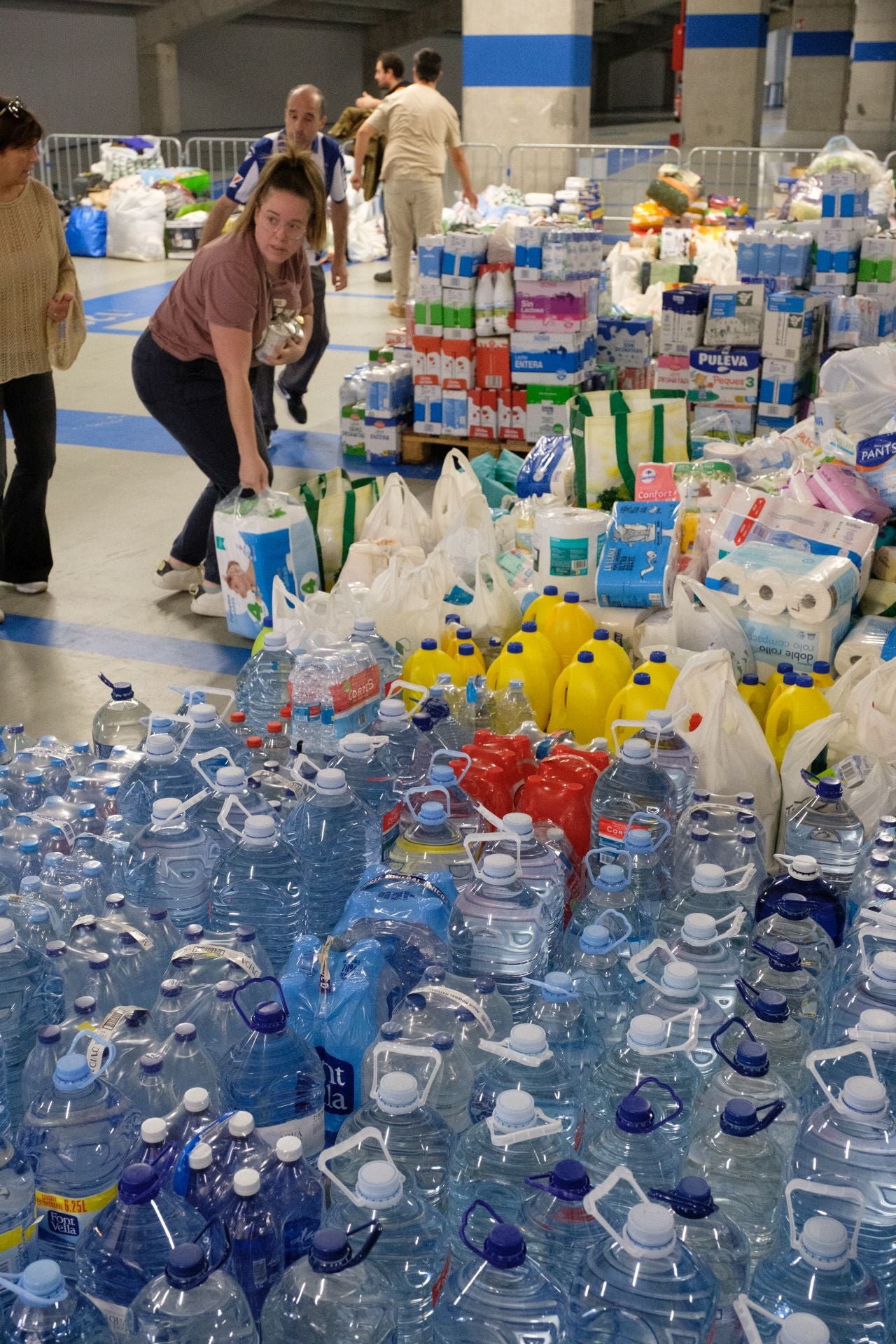 Solidaridad en el Reale Arena con los afectados por la DANA