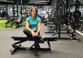 Arantxa Blanco, en el gimnasio de Mugarki situado en el polígono de Arizkun, en el Valle de Baztan.