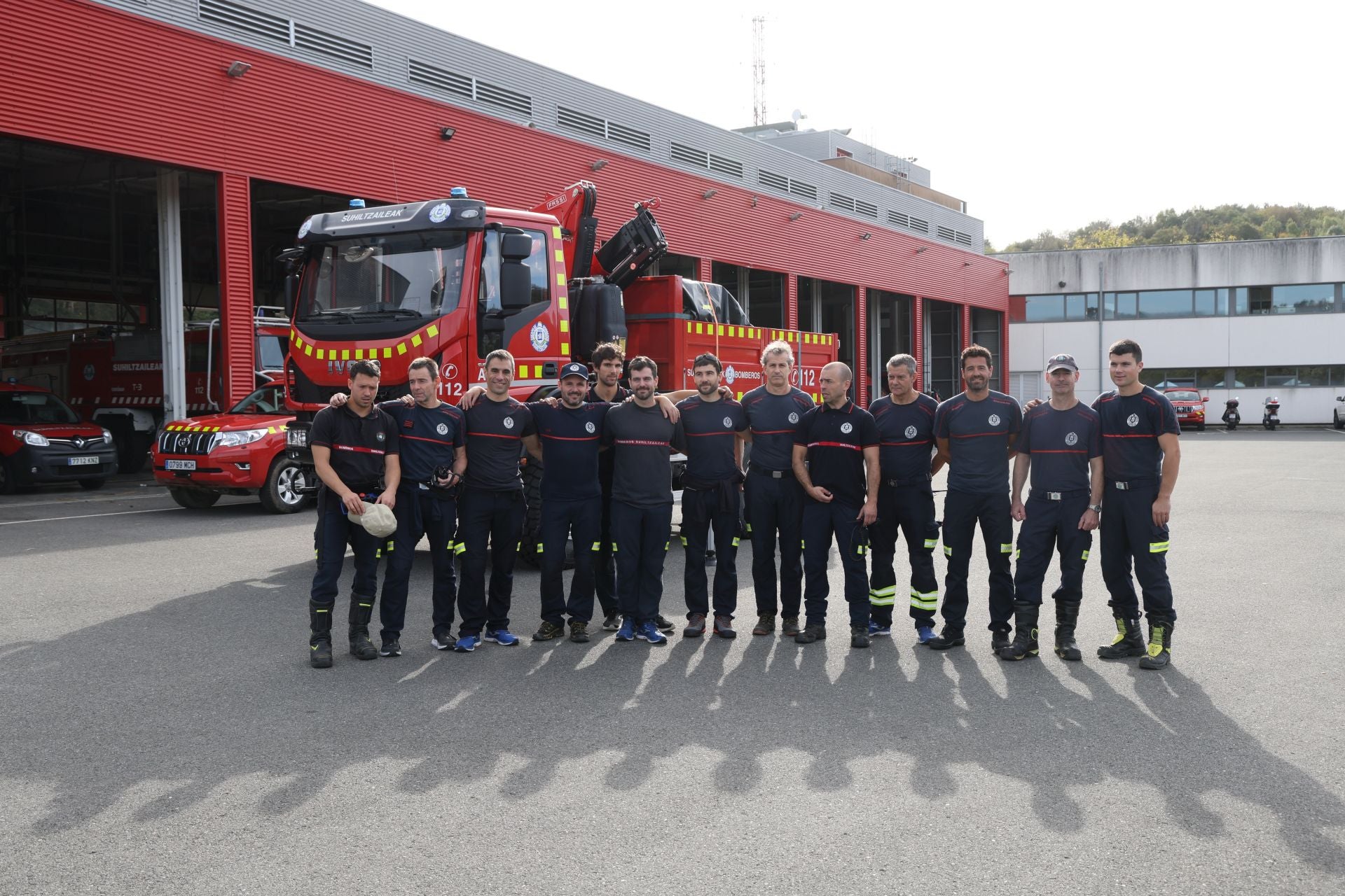 Bomberos de Donostia parten hacia Valencia para ayudar a los afectados por la DANA