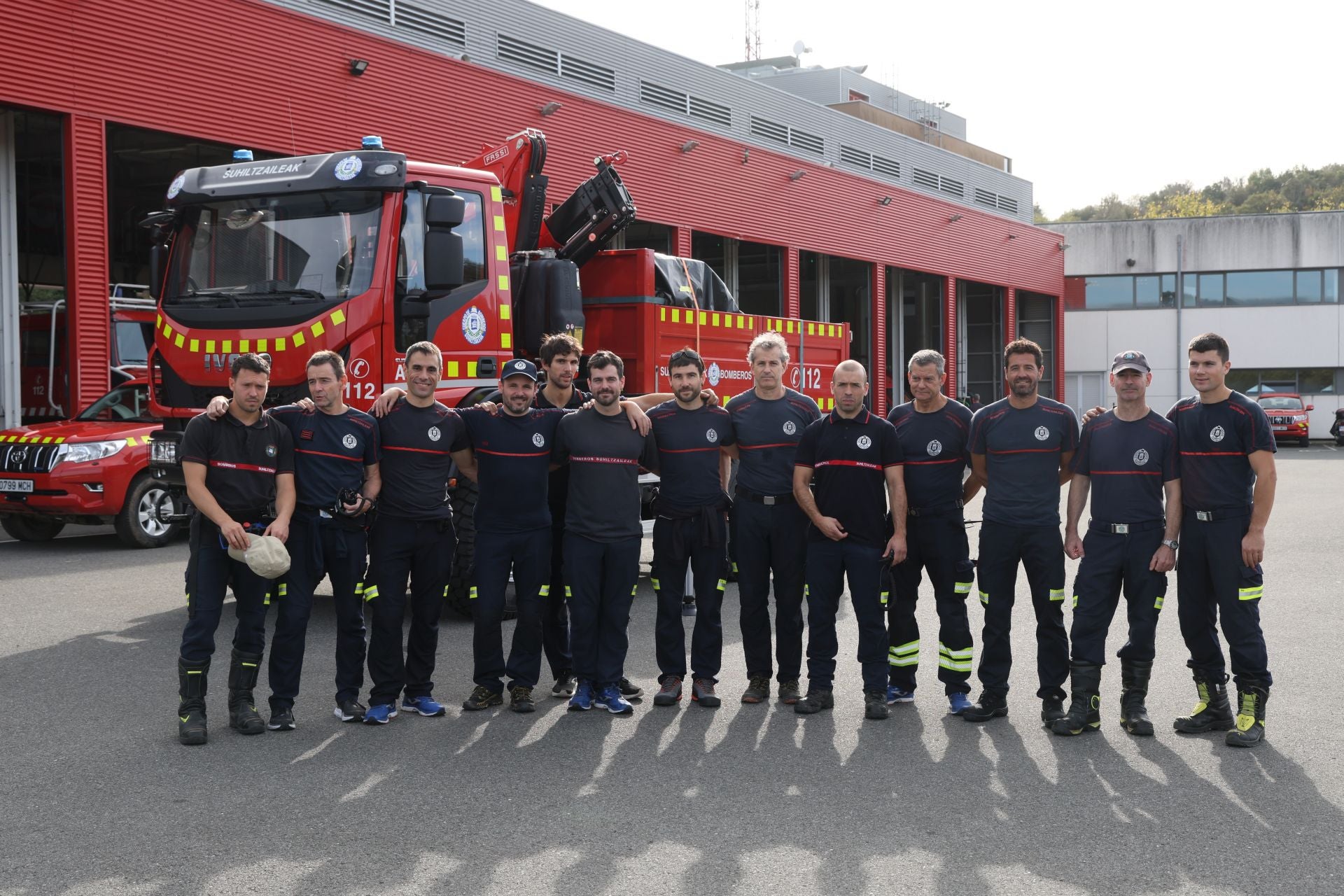 Bomberos de Donostia parten hacia Valencia para ayudar a los afectados por la DANA