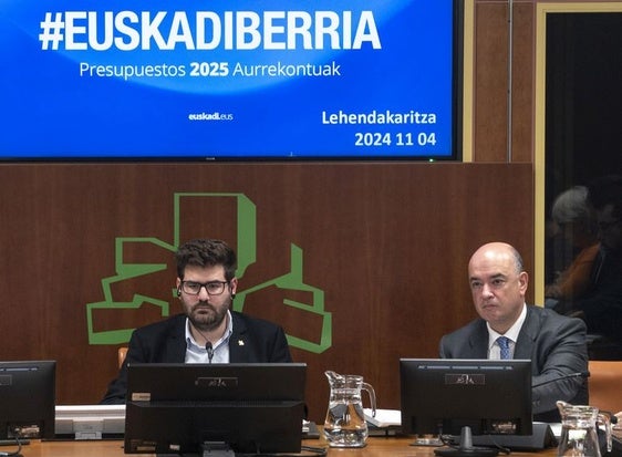 Presentación este lunes en comisión del presupuesto de Lehendakaritza.