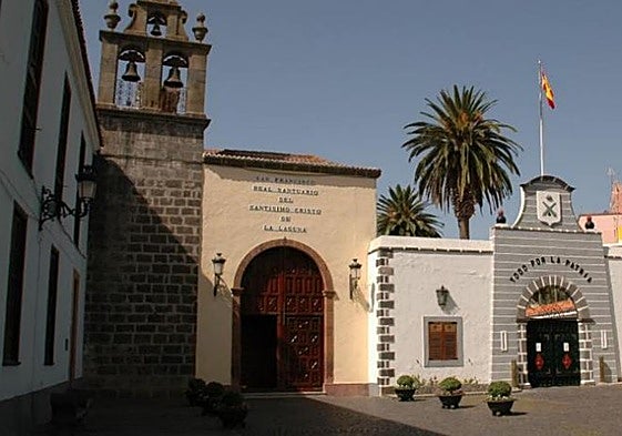 El santuario de la asociación 'Pontificia, Real y Venerable Esclavitud del Santísimo Cristo de La Laguna'.