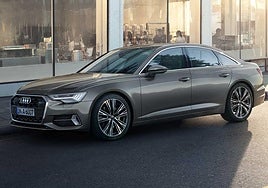 Un coche Audi A6 Limousine. El Gobierno Vasco tiene cinco de ellos adscritos.