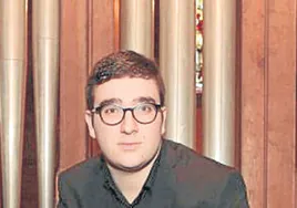 El organista Ignacio Arakistain.