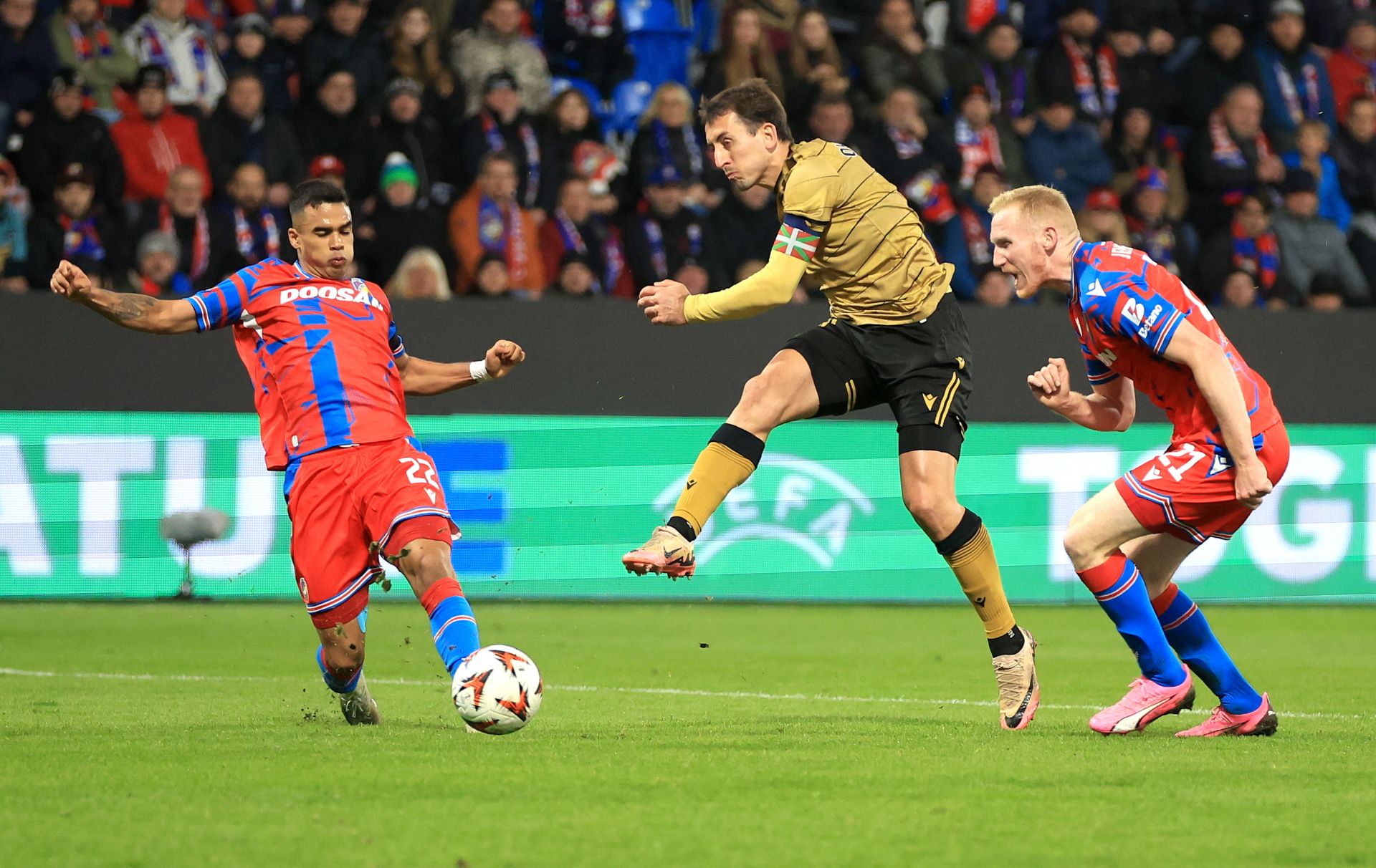 Las mejores imágenes del Viktoria Pilsen-Real Sociedad