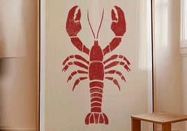 Ilustración 'Lobster' de Uxue del Rio