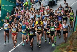 Salida de la prueba femenina de 2023.