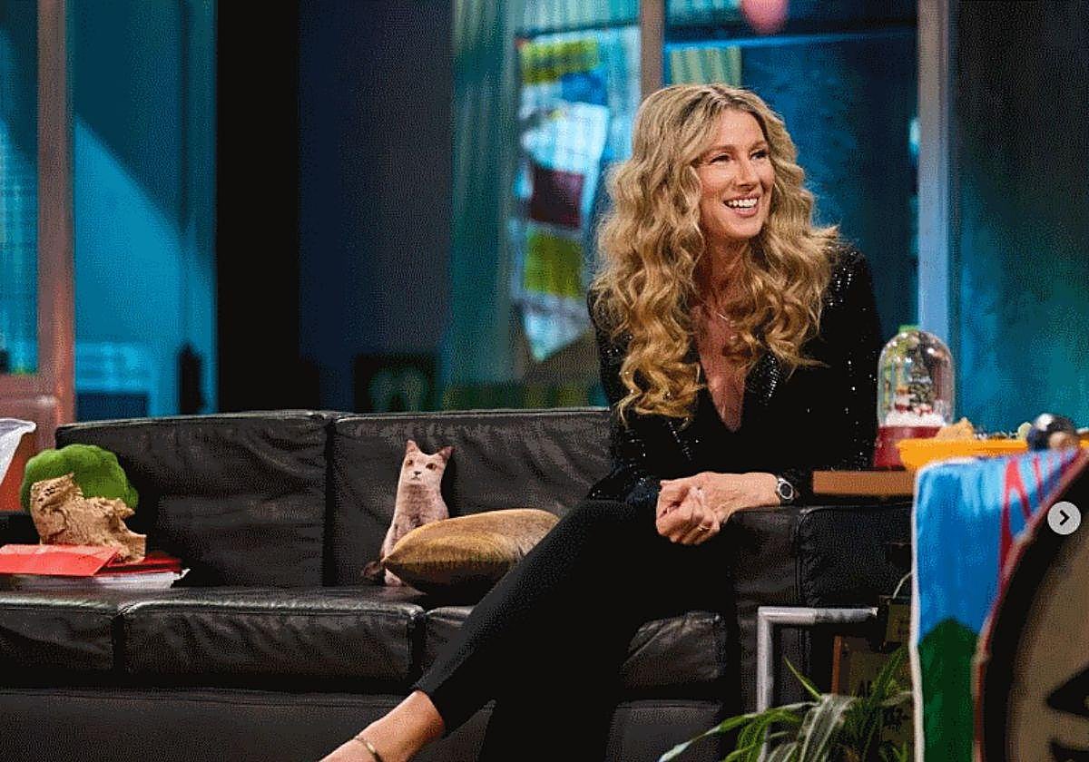 Anne Igartiburu, en su visita a La Revuelta de David Broncano.