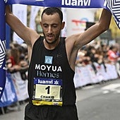 Chakib Lachgar y Mireia Guarner, ganadores de la Behobia - San Sebastián