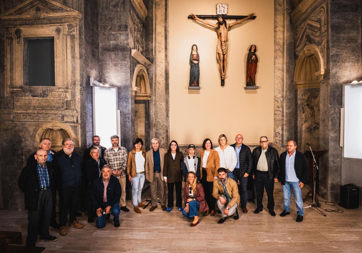 Acto de entrega llevado a cabo en la parroquia.