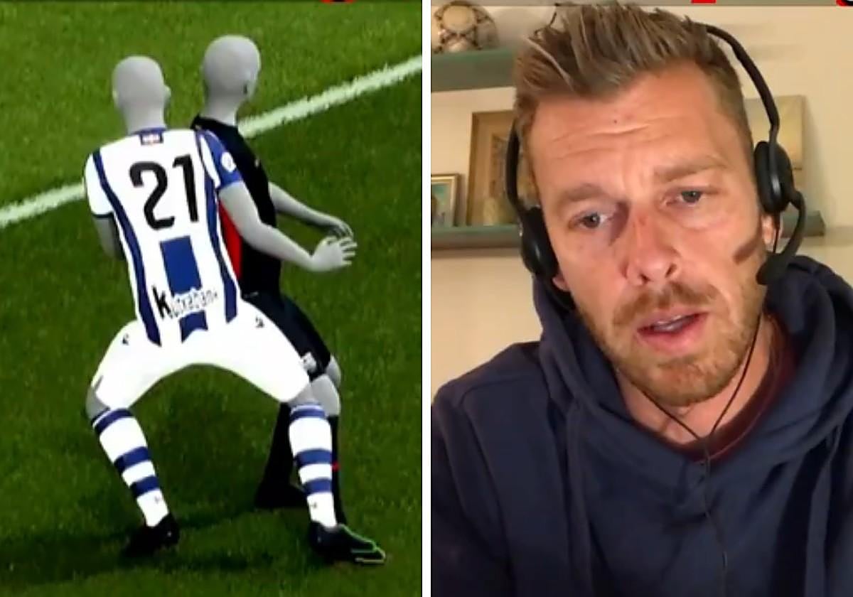 Jota Jordi mostró su malestar por el gol anulado al Barcelona ante la Real Sociedad.