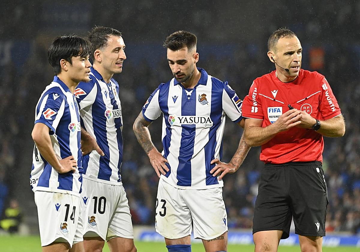 Kubo, Oyarzabal y Brais han contado con la confianza de Imanol en este inicio de temporada.
