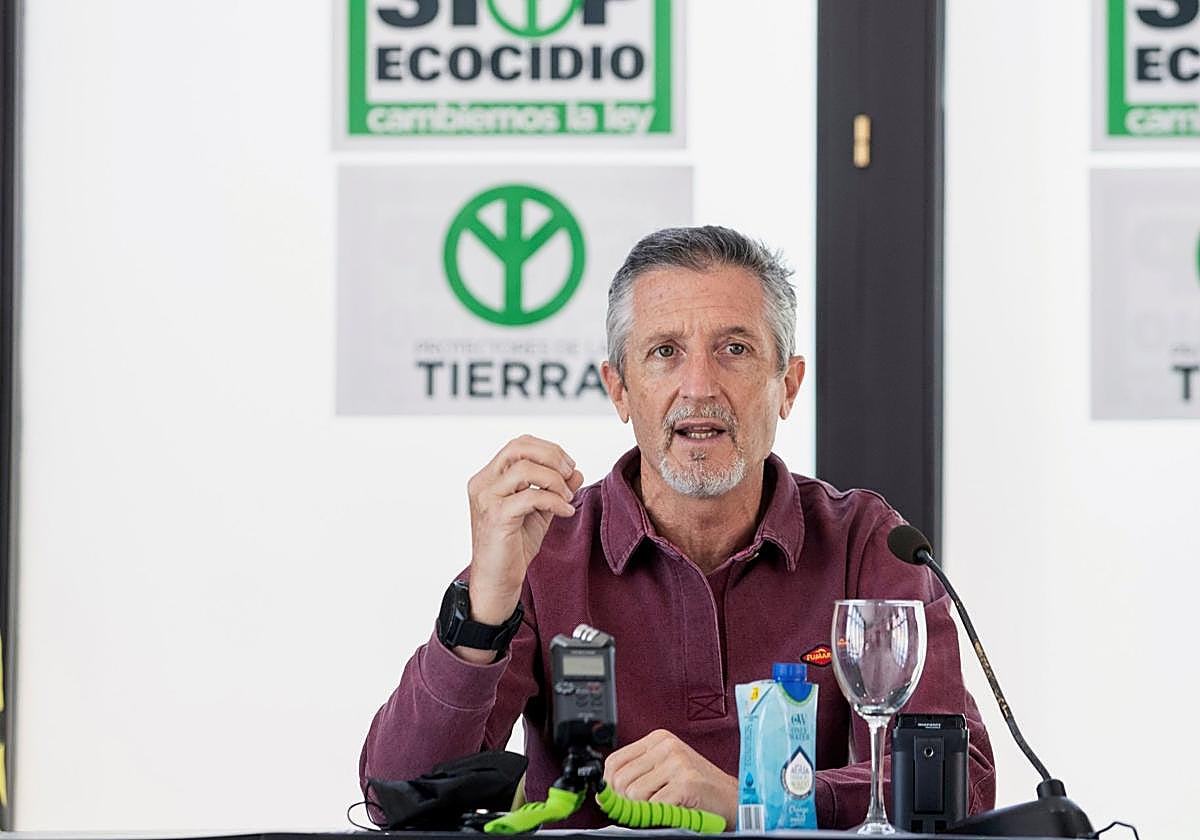 El investigador Fernando Valladares, durante una intervención.