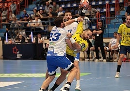Esteban Salinas, en el partido de European League ante el Chrobry Glogow.