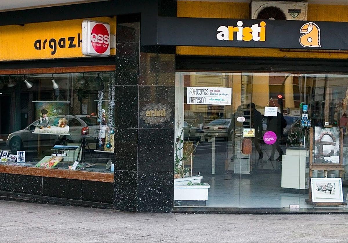 Fachada del Estudio Fotográfico Aristi de Irun.