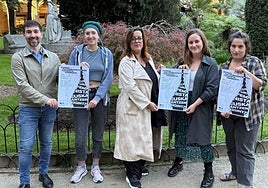 Topaketak antolatu dituzten erakundeen ordezkariak.