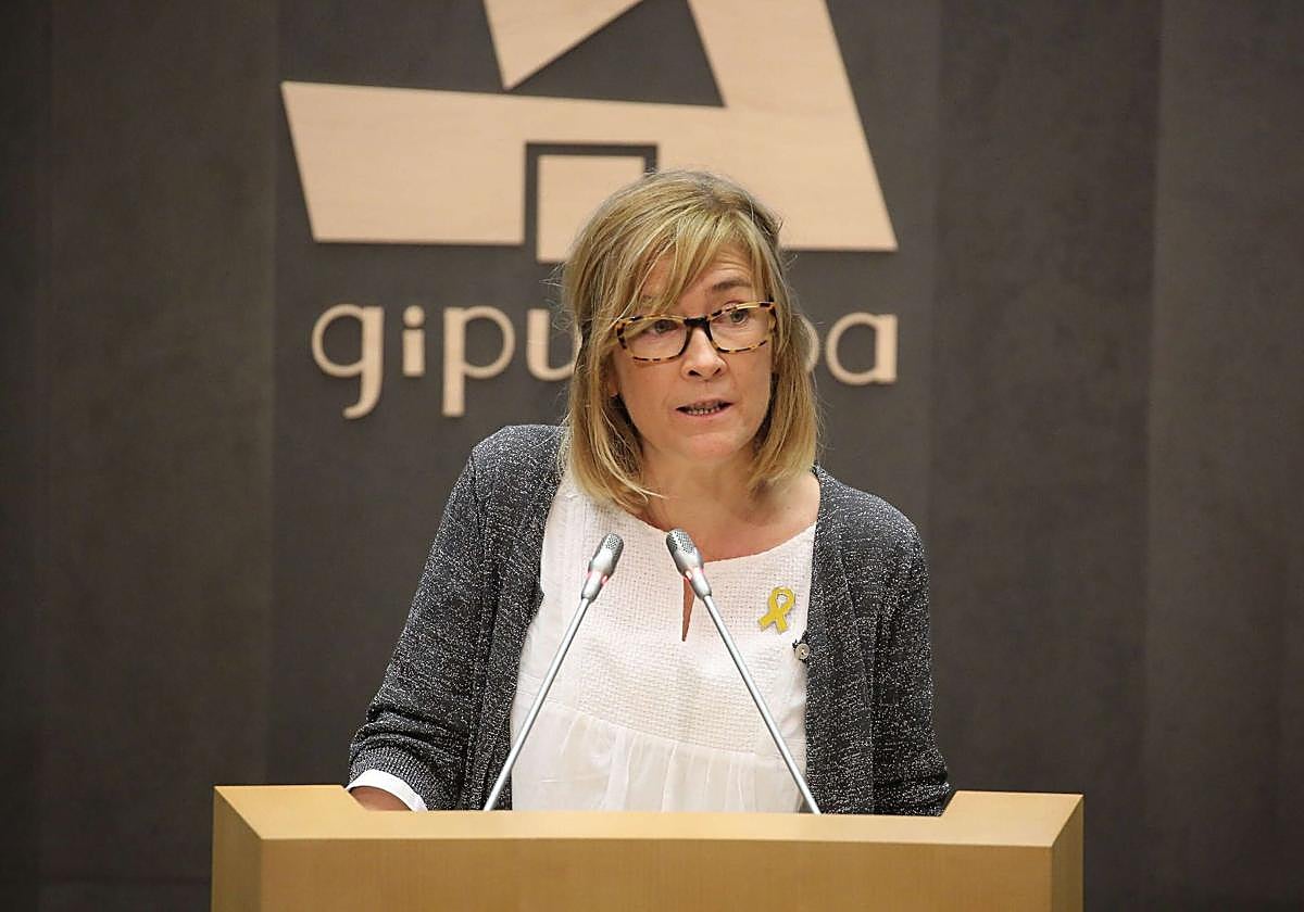 María Eugenia Arrizabalaga, en una intervención en las Juntas.