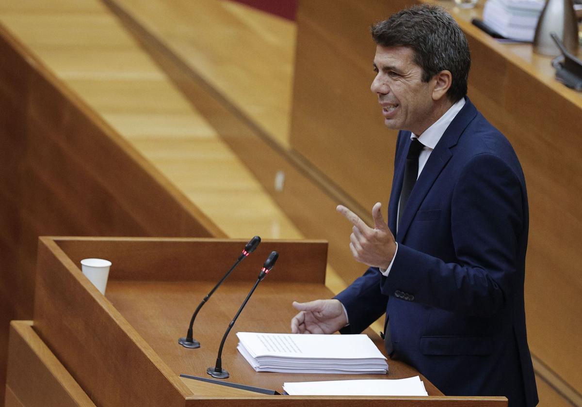 Mazón defiende que mantuvo su agenda el día de la DANA «plenamente consciente de la situación meteorológica»