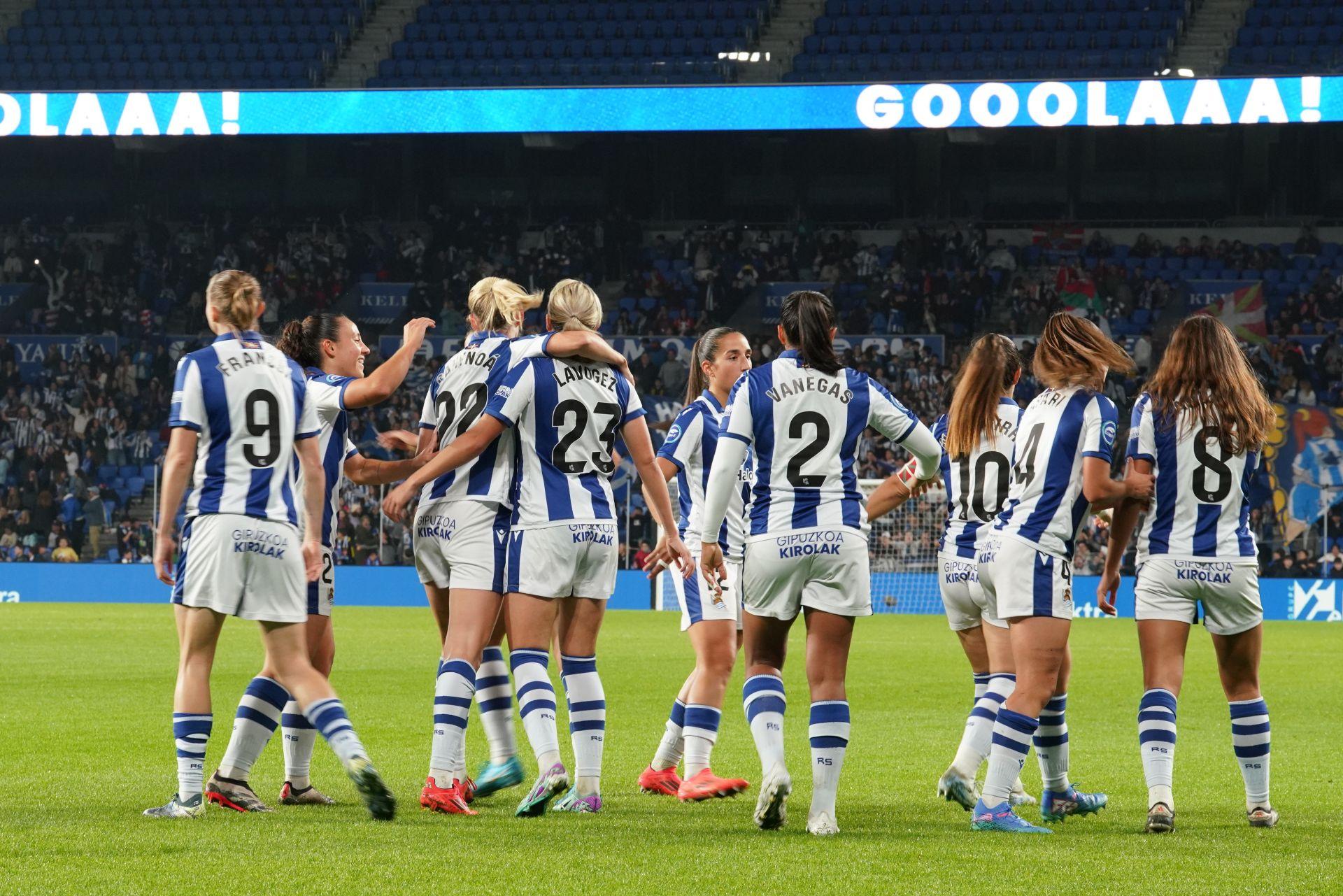 Las imágenes de la victoria de Real Sociedad ante el Athletic en Anoeta