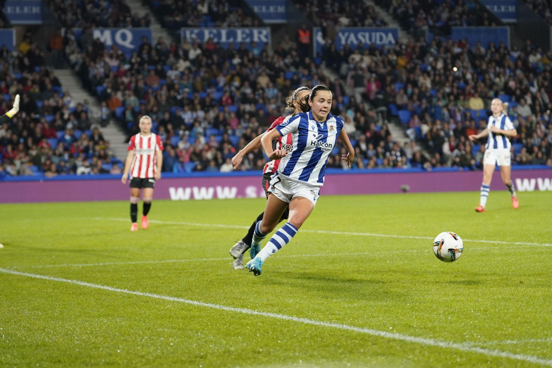 Las imágenes de la victoria de Real Sociedad ante el Athletic en Anoeta