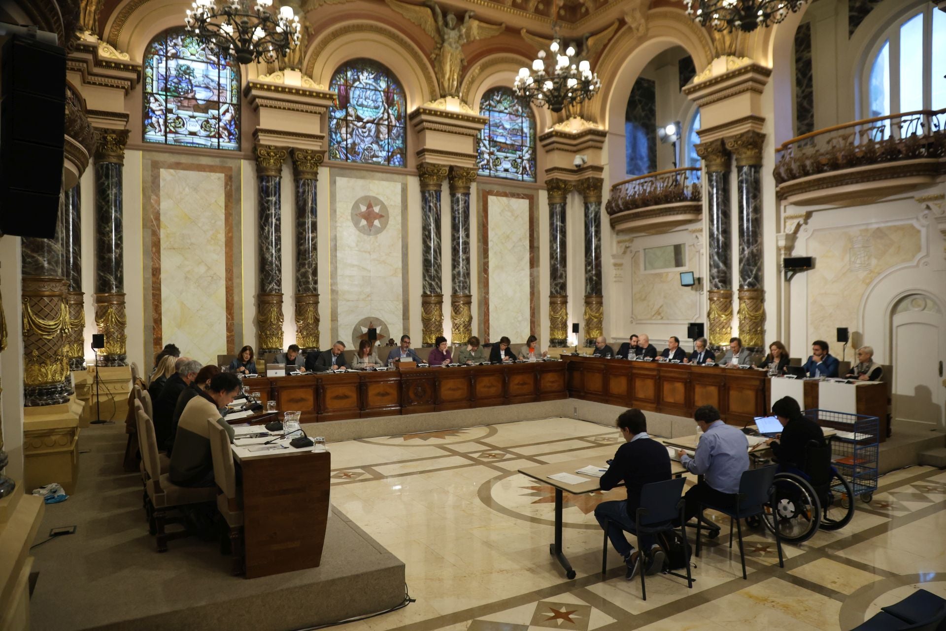 Pleno del Ayuntamiento de San Sebastián.