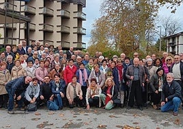 Jubilados de Abaroa este jueves de excursión por Elizondo.