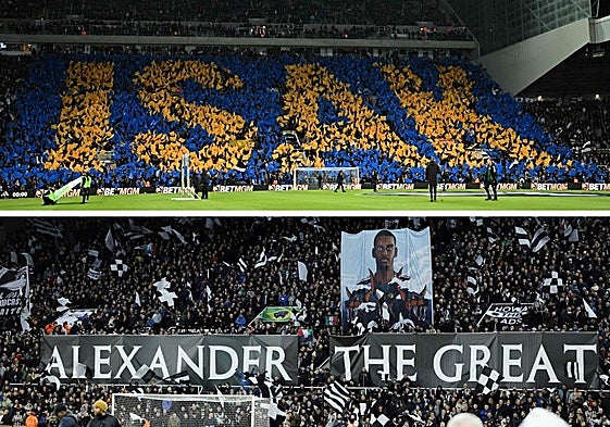 Los dos tifos con los que St. James' Park ha homenajeado a Alexander Isak