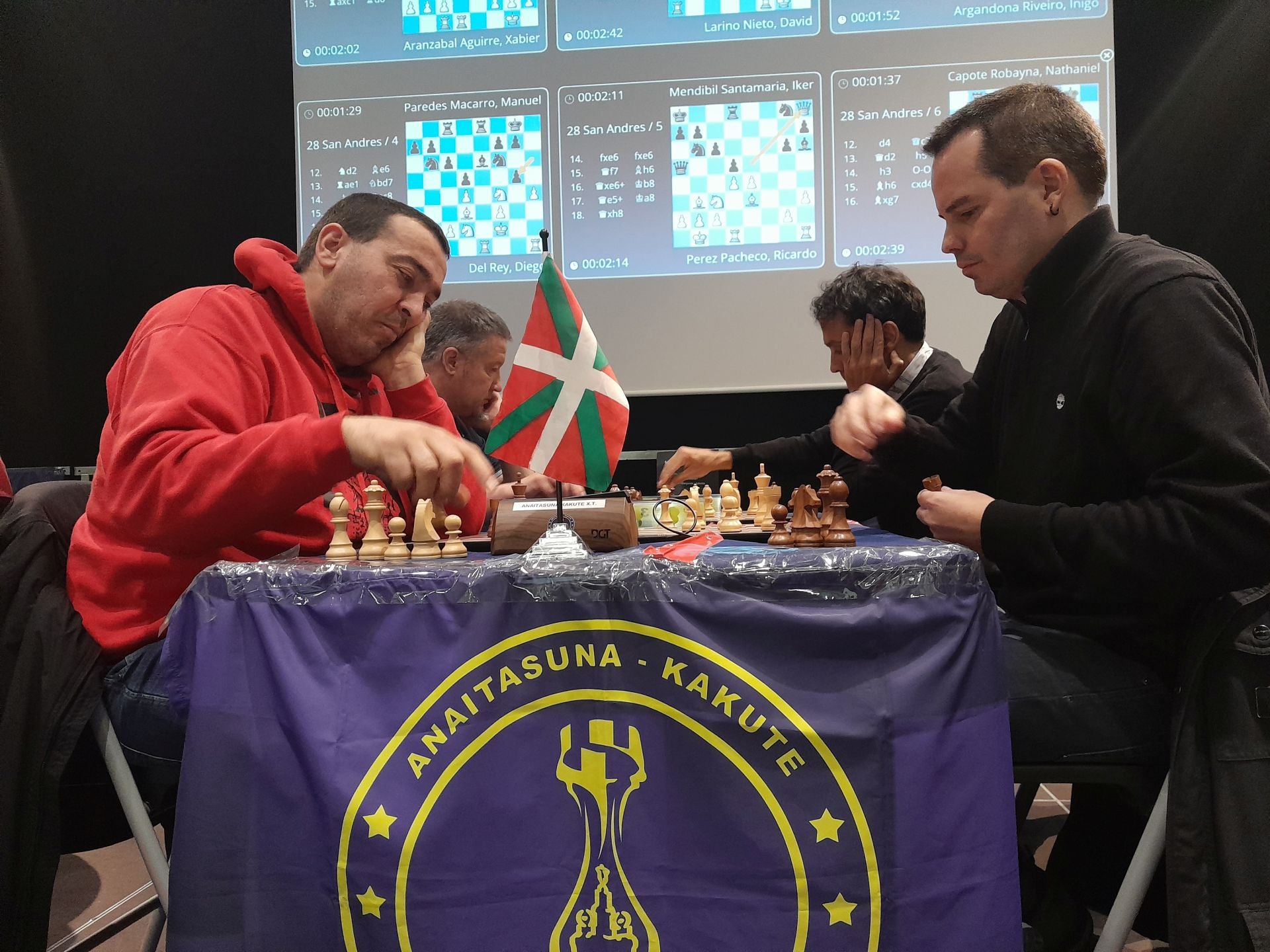 Un momento de la edición anterior del torneo. Anaitasuna-Kakute Xake Taldea