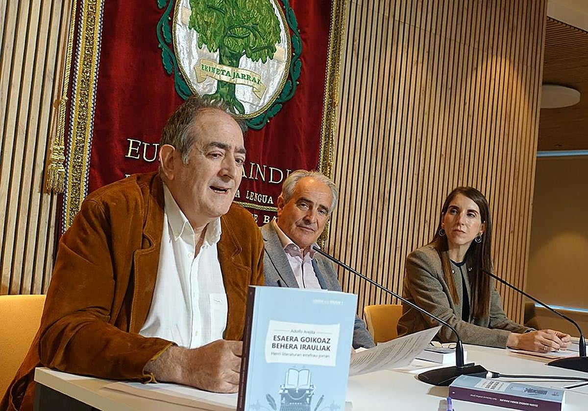 Jabier Kaltzakorta, Adolfo Arejita eta Eider Inunciaga