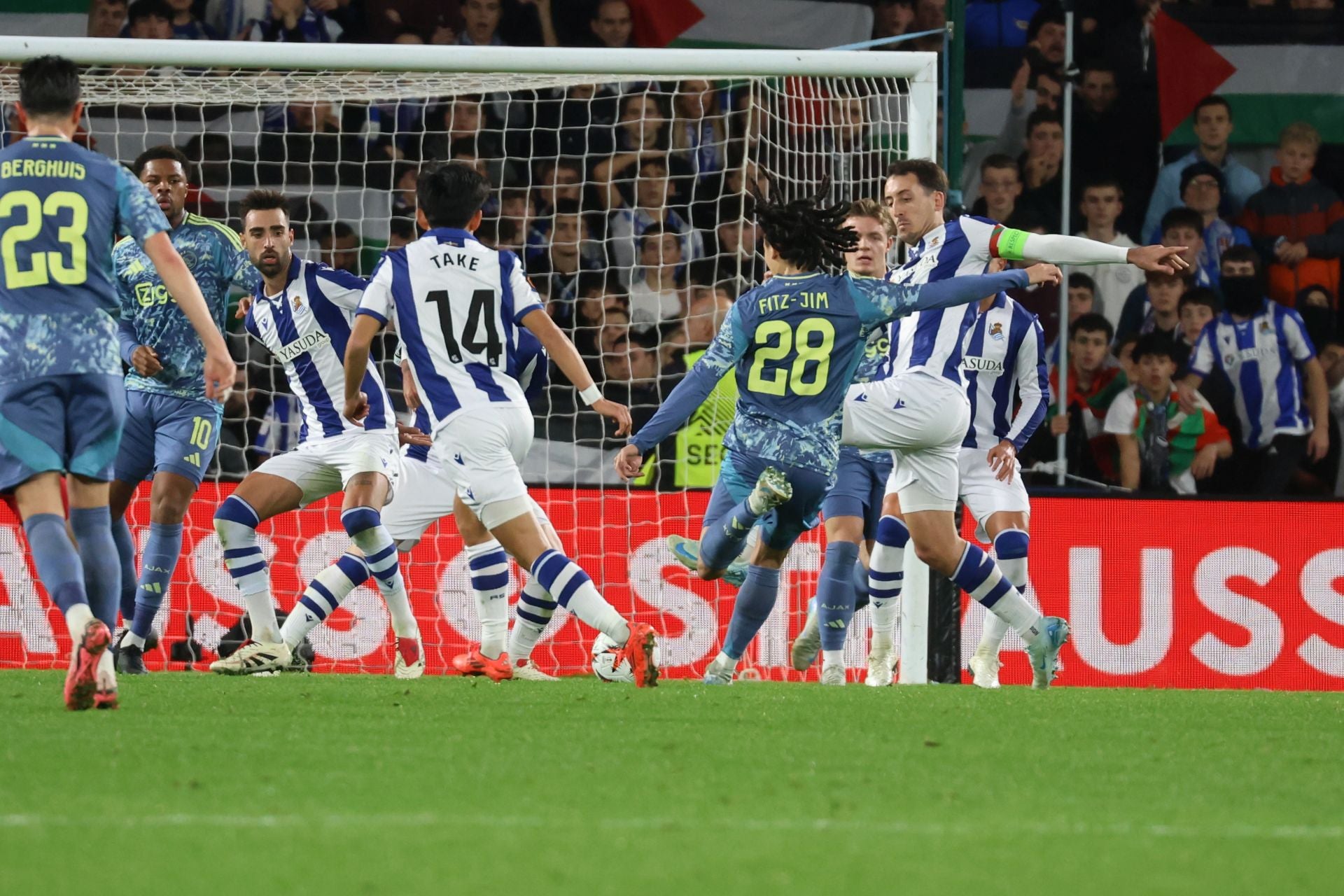 El Real Sociedad - Ajax, en imágenes