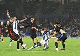 El partido de Laliga disputado en el Reale Arena entre Real Sociedad y F.C. Barcelona.