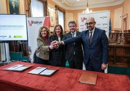 Susana García Chueca, Cristina Laborda, José Antonio Santano y Pedro Marco.