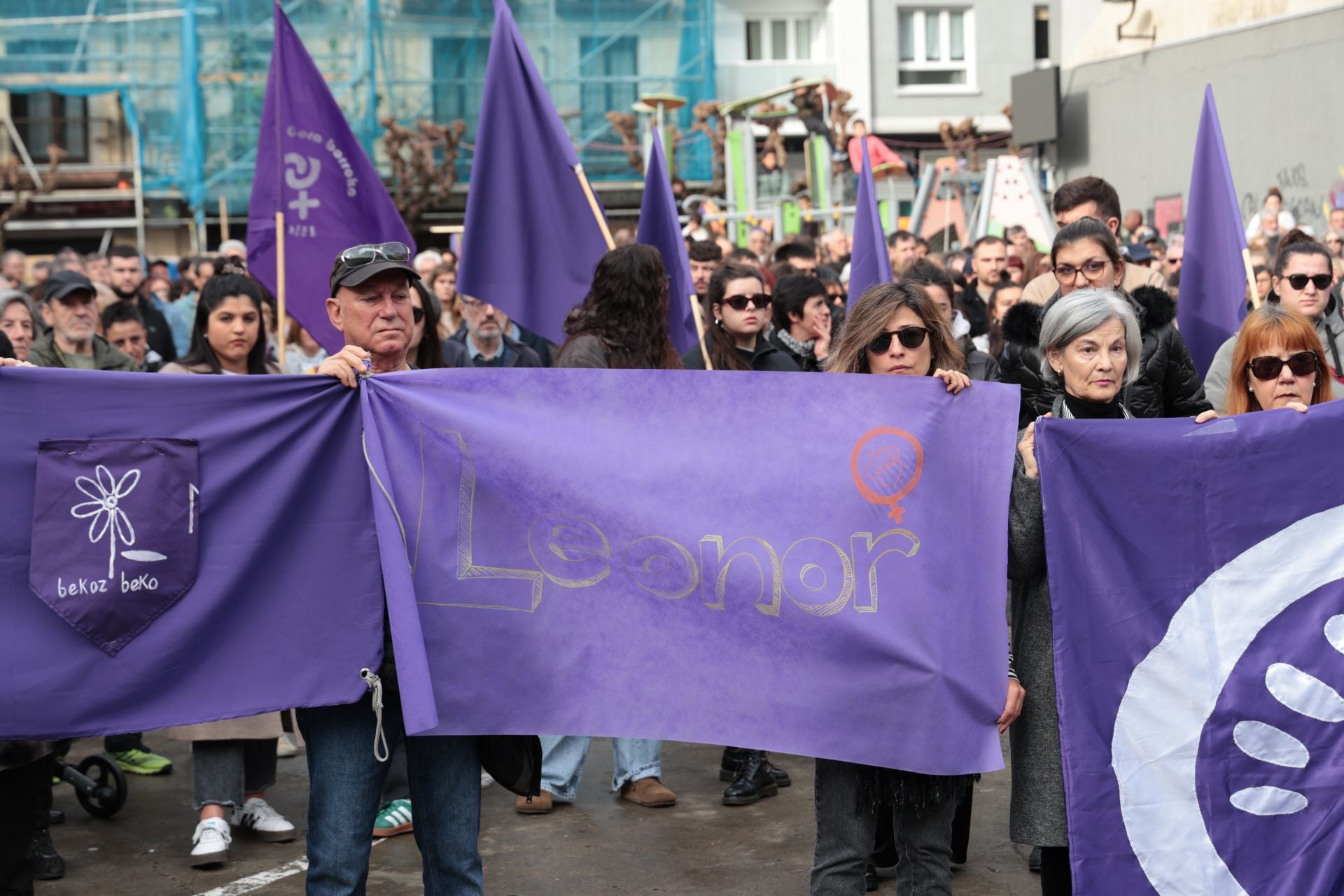 Concentración en Pasaia este domingo en repulsa por el asesinato de Leonor.