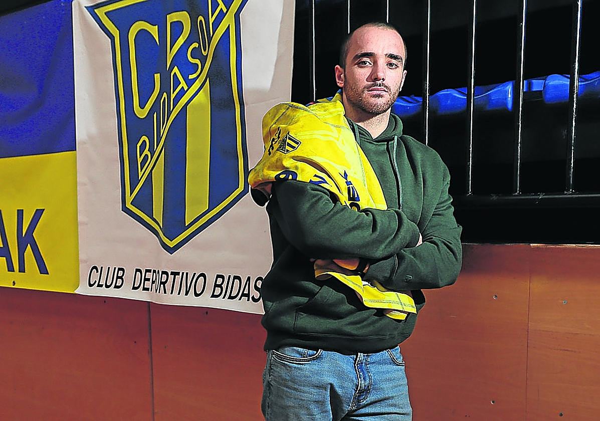 Asier Nieto está destacando en su tercera temporada en Irun.