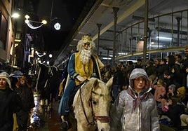 Ultima cabalgata de los Reyes Magos a caballo en Tolosa, el pasado enero.