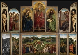 El hilo que une 'el cordero místico' de Van Eyck y los retablos de Errenteria y Oñati