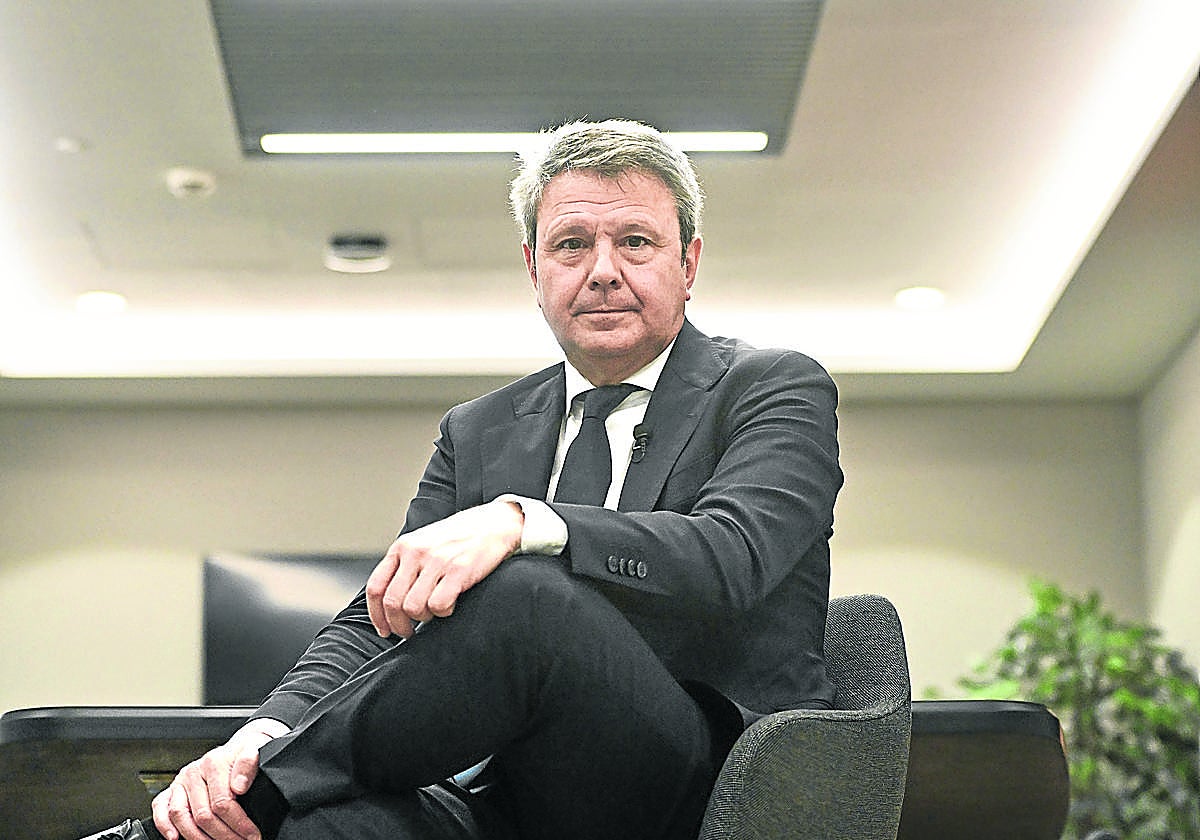 José Antonio Santano, en un momento de la entrevista.