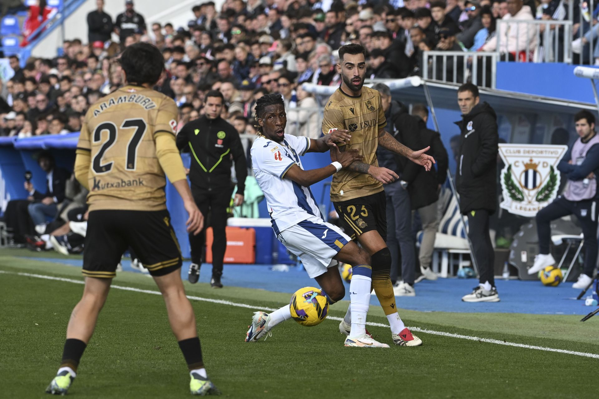 Las mejores imágenes del Leganés - Real Sociedad