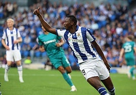 El '19' de la Real Sociedad no está disfrutando de minutos.