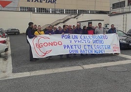 Movilización en Egondo.