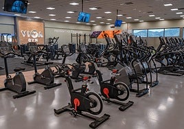 Imagen de archivo de un gimnasio VivaGym.