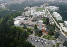 Vista aérea parcial del parque tecnológico de Miramon.