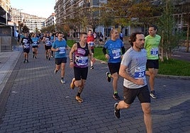Participantes en el cross de Santamas del año pasado.