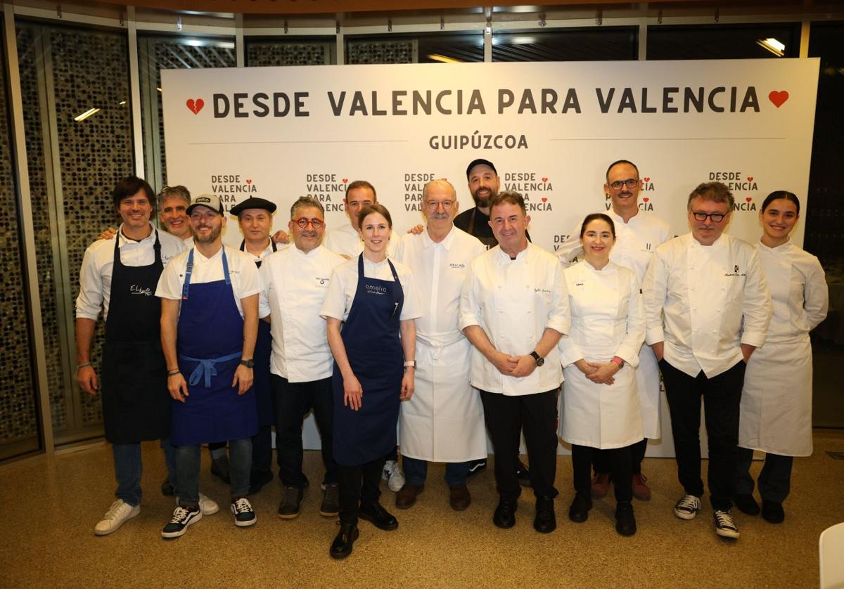 Cena benéfica en solidaridad con Valencia