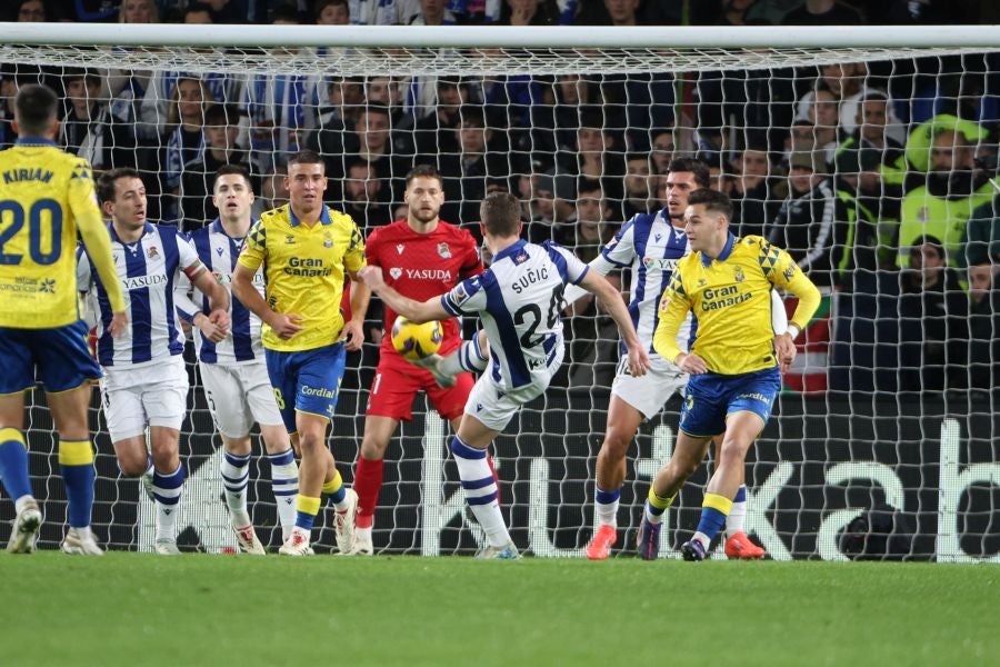 El Real Sociedad - Las Palmas, en imágenes