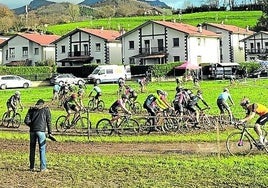 Barro en el circuito.