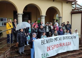 Protesta de los trabajadores de Benito Menni.