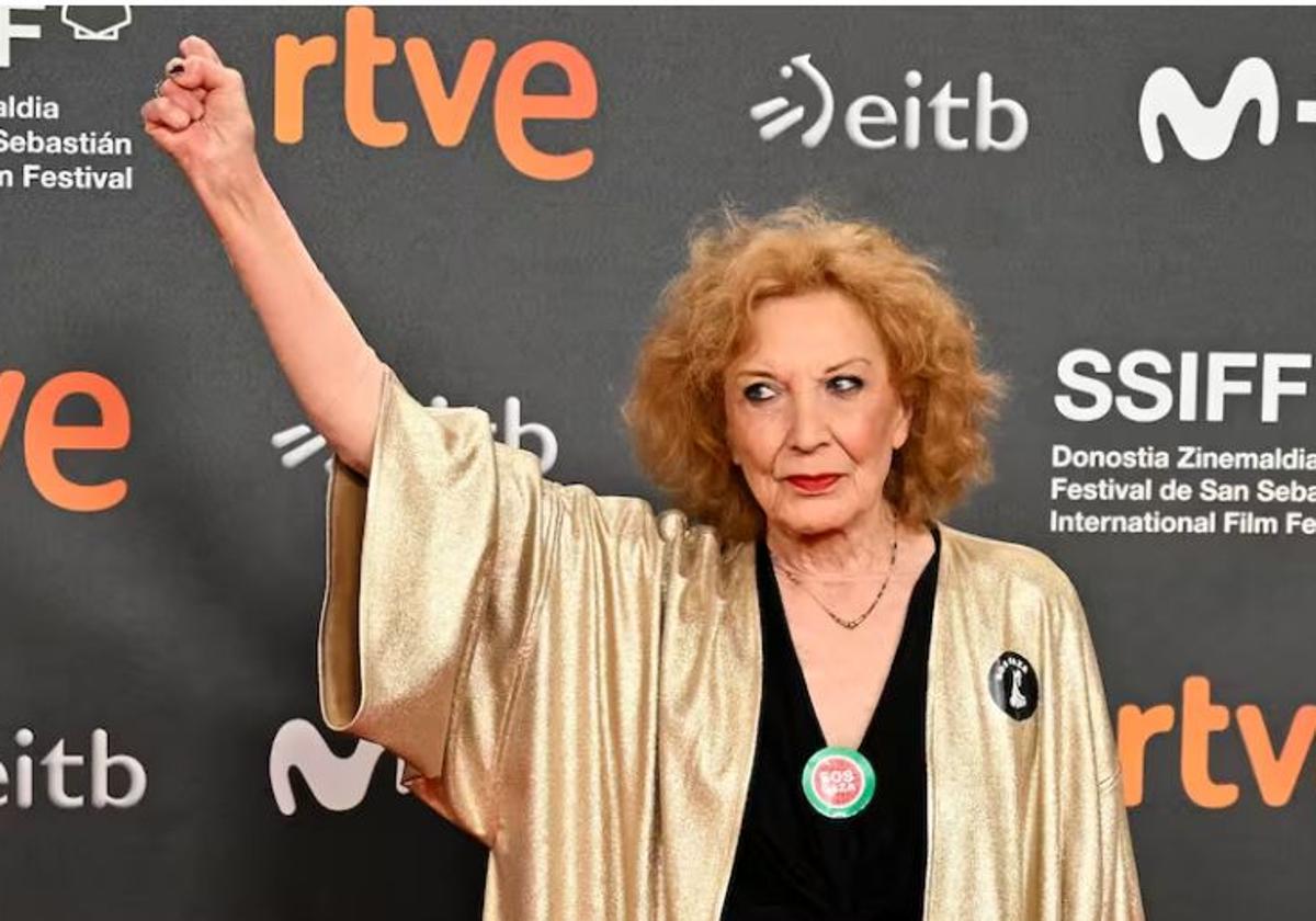 Marisa Paredes en la edición del Zinemaldia de este año.