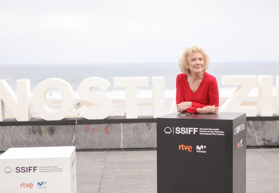 Las visitas de Marisa Paredes al Zinemaldia